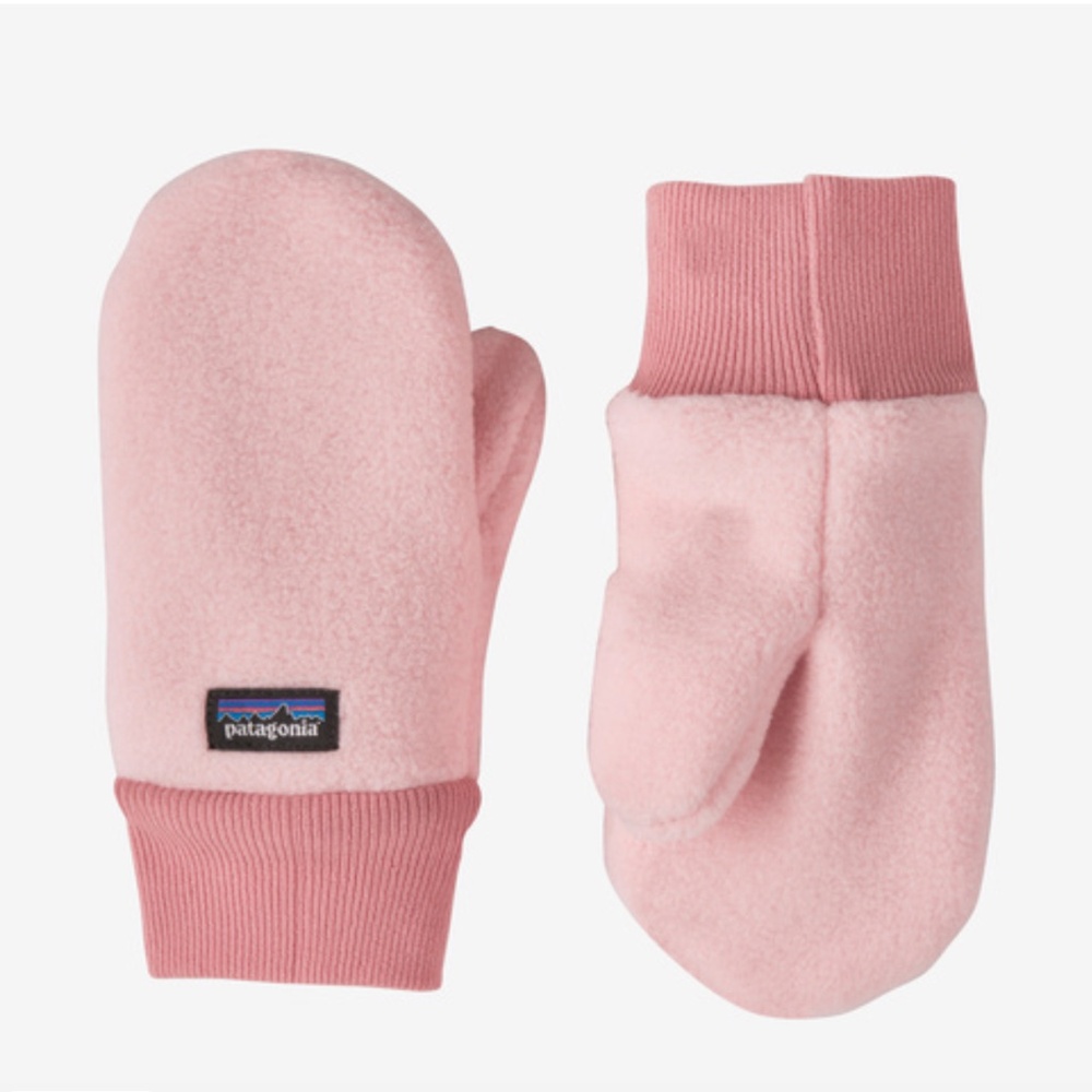 Patagonia Baby Pita Pocket Mittens - Pink - 0-3M